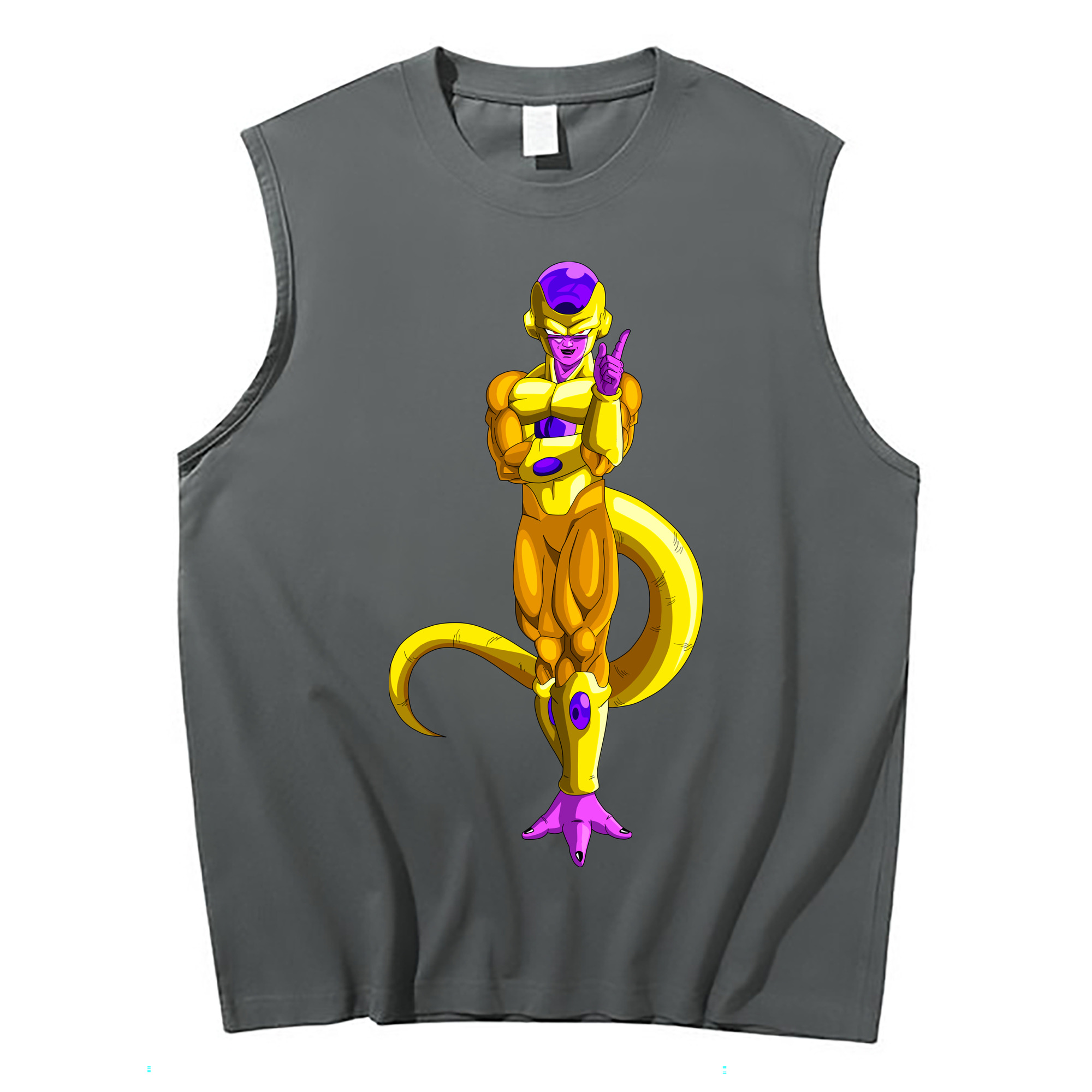 （画像用） ドラゴンボール フリーザ DRAGON BALL Frieza コットン100％タンクトップ（フロントプリント）